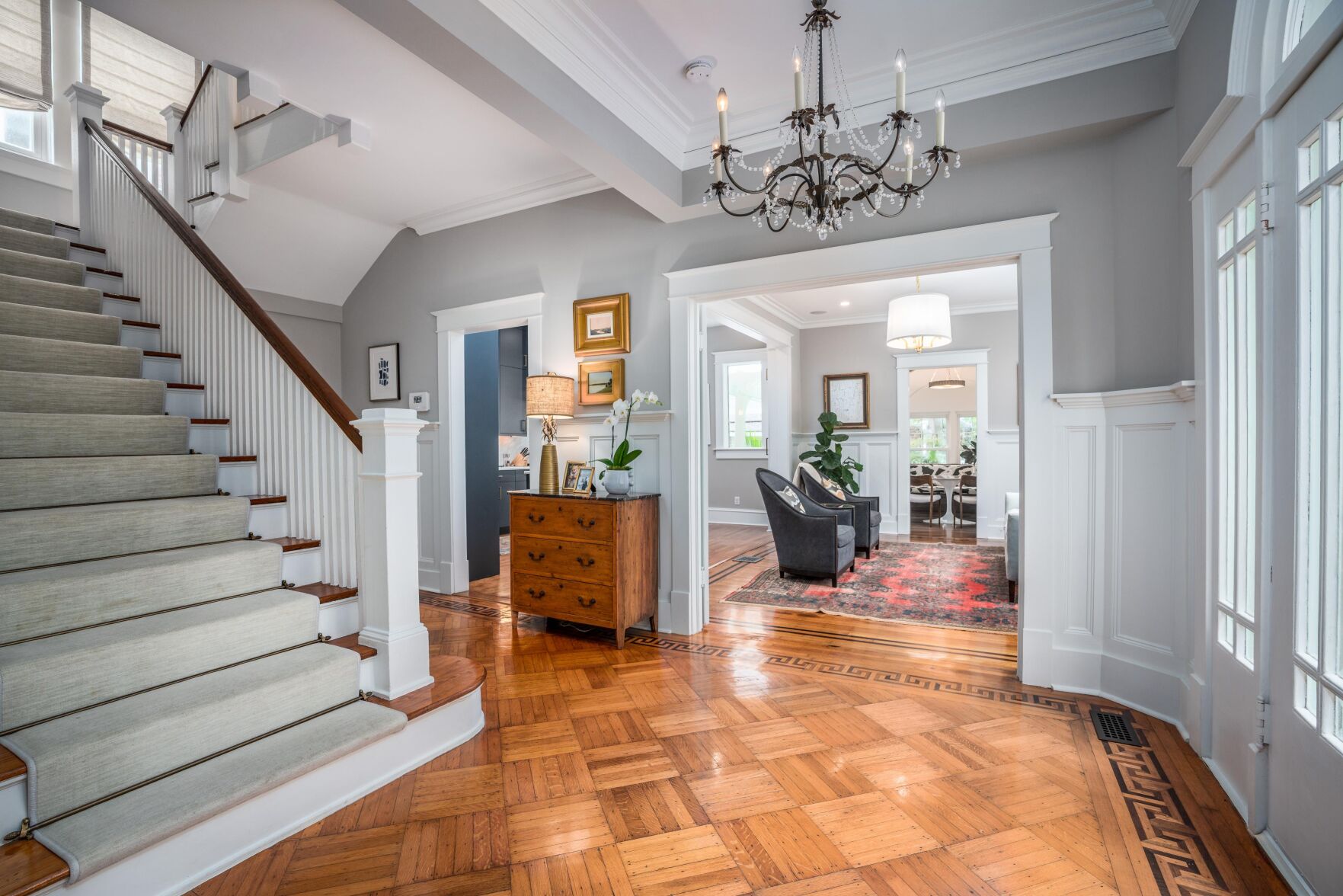 Embracing the new: The renovation of two historic downtown Charleston homes | Business 42 Parkwood after entry